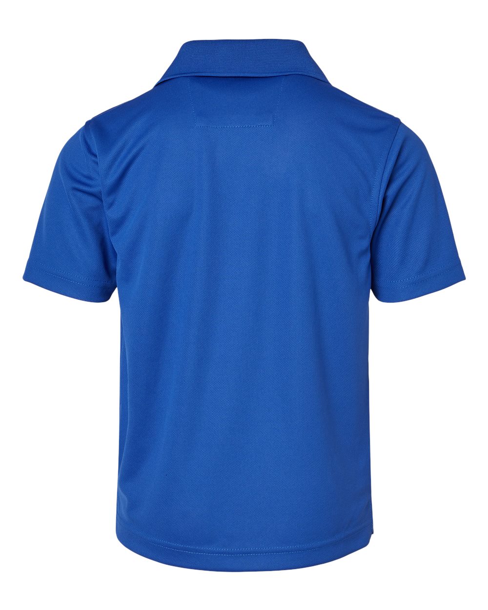 Youth Saratoga Performance Mini Mesh Polo - Back - B11171752 - Royal