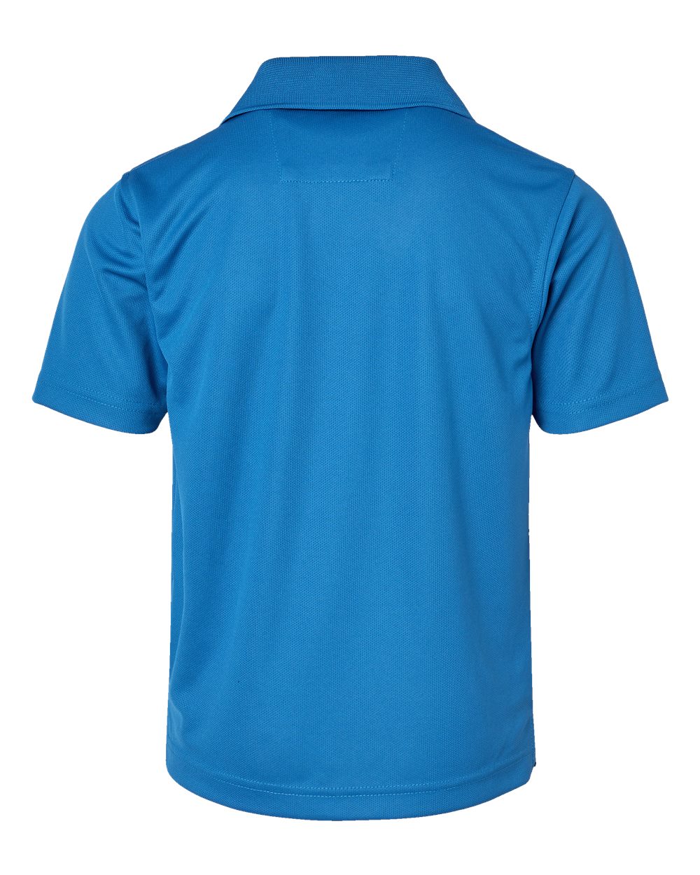 Youth Saratoga Performance Mini Mesh Polo - Back - B11171762 - Turquoise