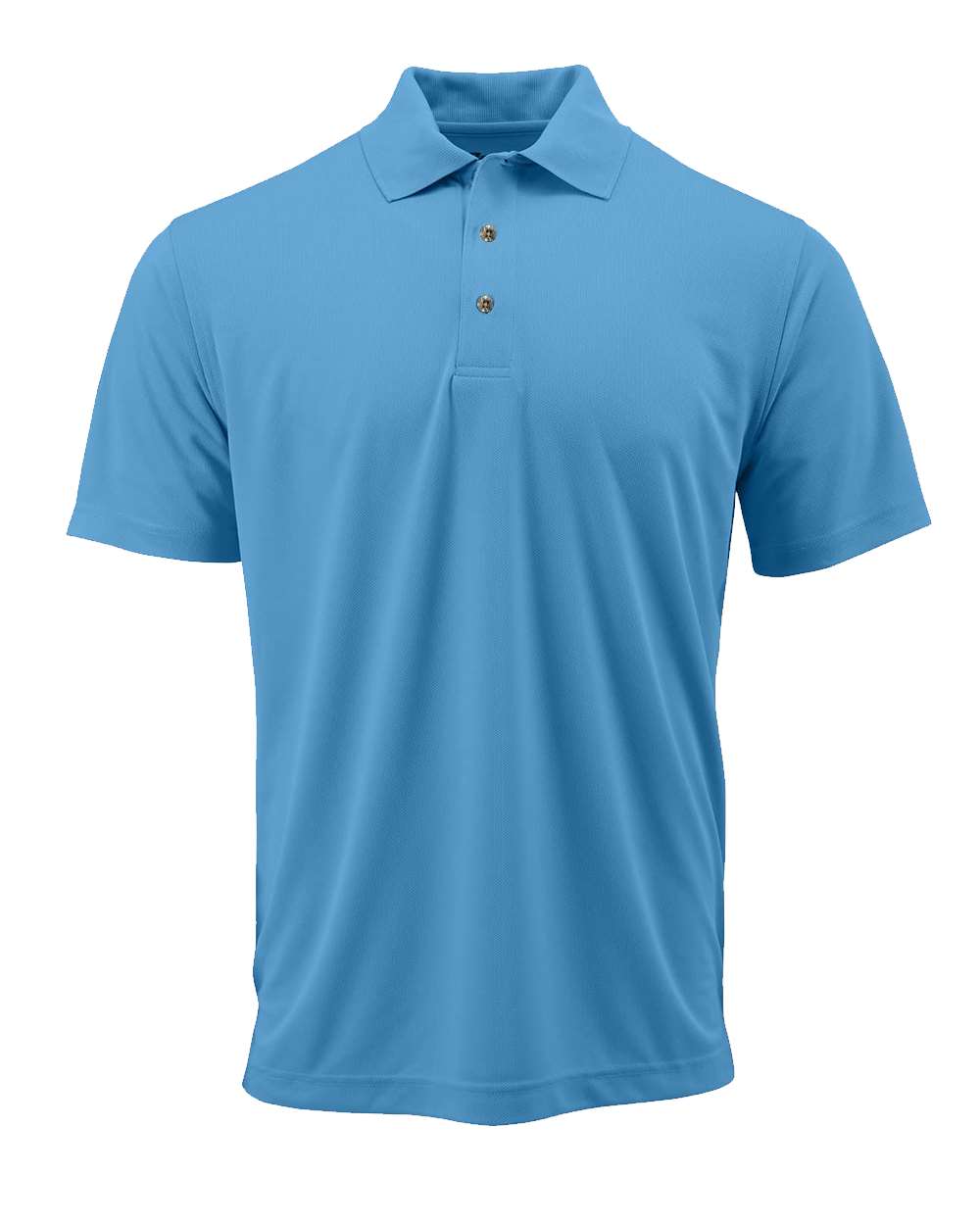 Youth Saratoga Performance Mini Mesh Polo - Front - B11171252 - Bimini Blue