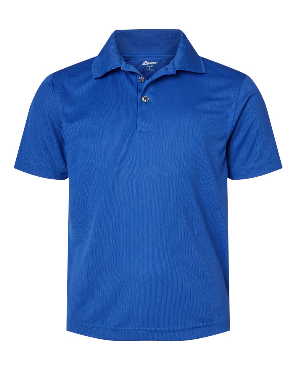 Youth Saratoga Performance Mini Mesh Polo - Front - B11171752 - Royal