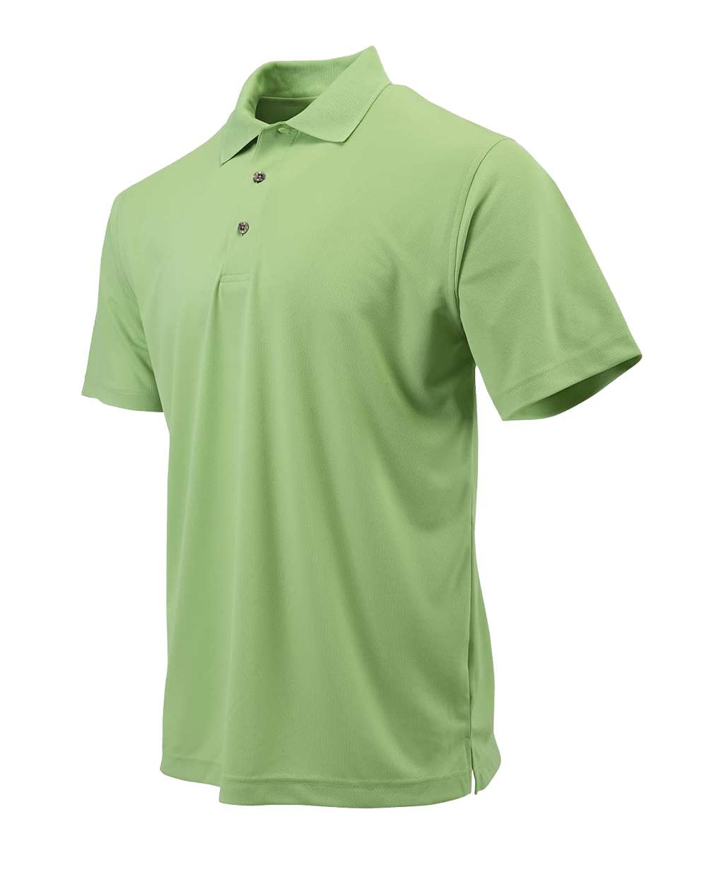 Youth Saratoga Performance Mini Mesh Polo - Side - B11171622 - Kiwi