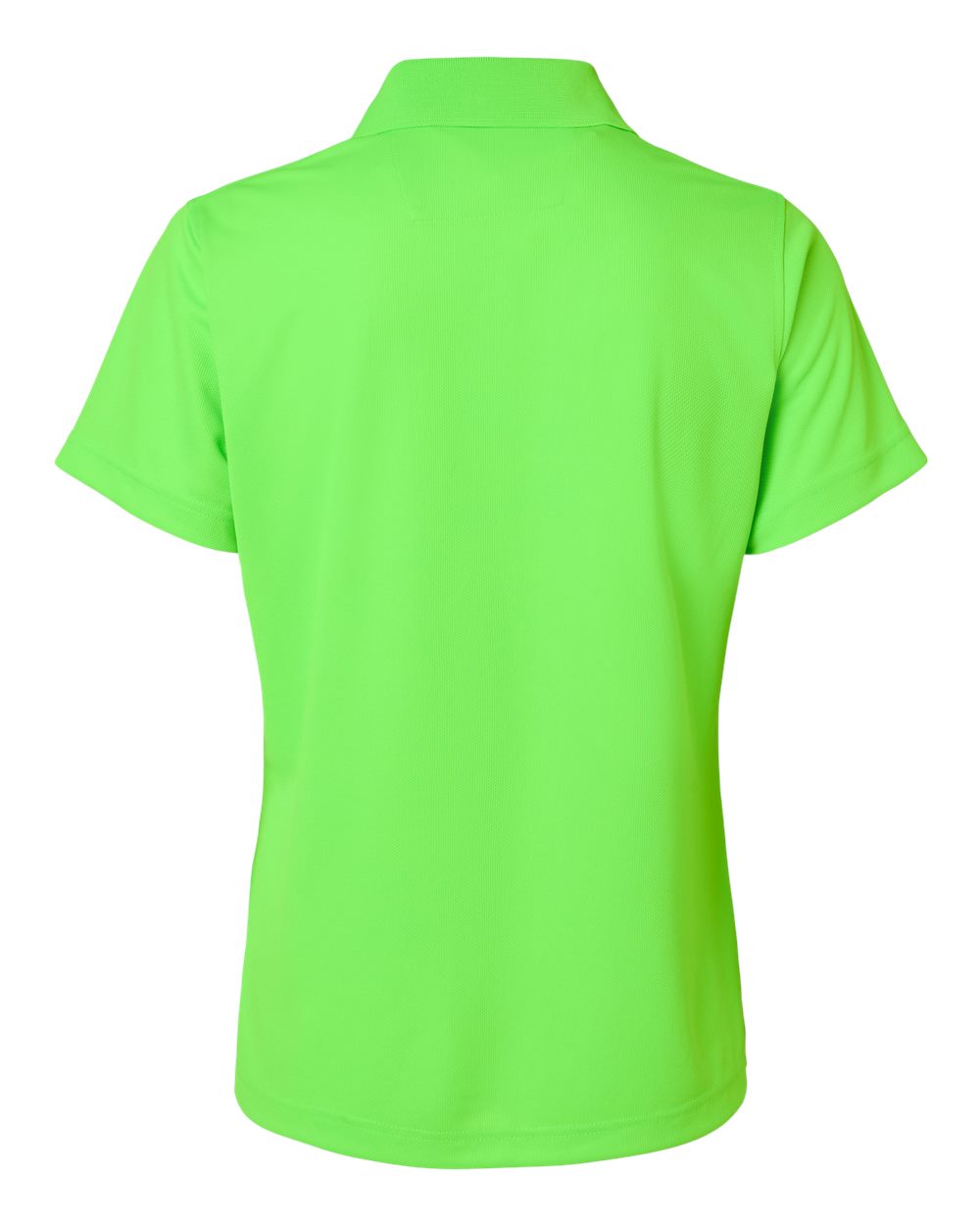 Women's Saratoga Performance Mini Mesh Polo - Back - B11271102 - Neon Lime