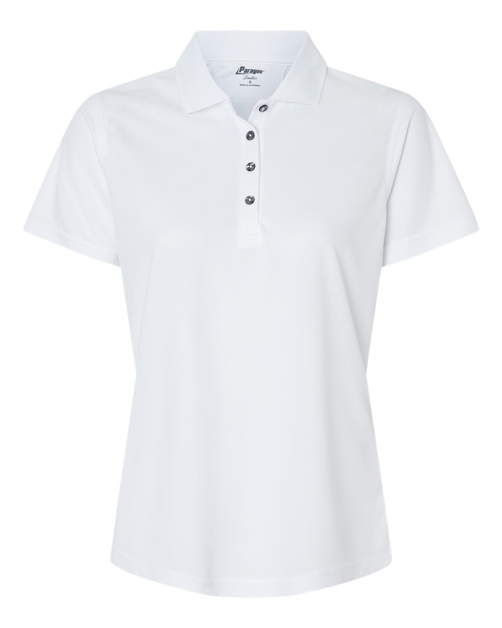 Women's Saratoga Performance Mini Mesh Polo - Front - B11271002 - White