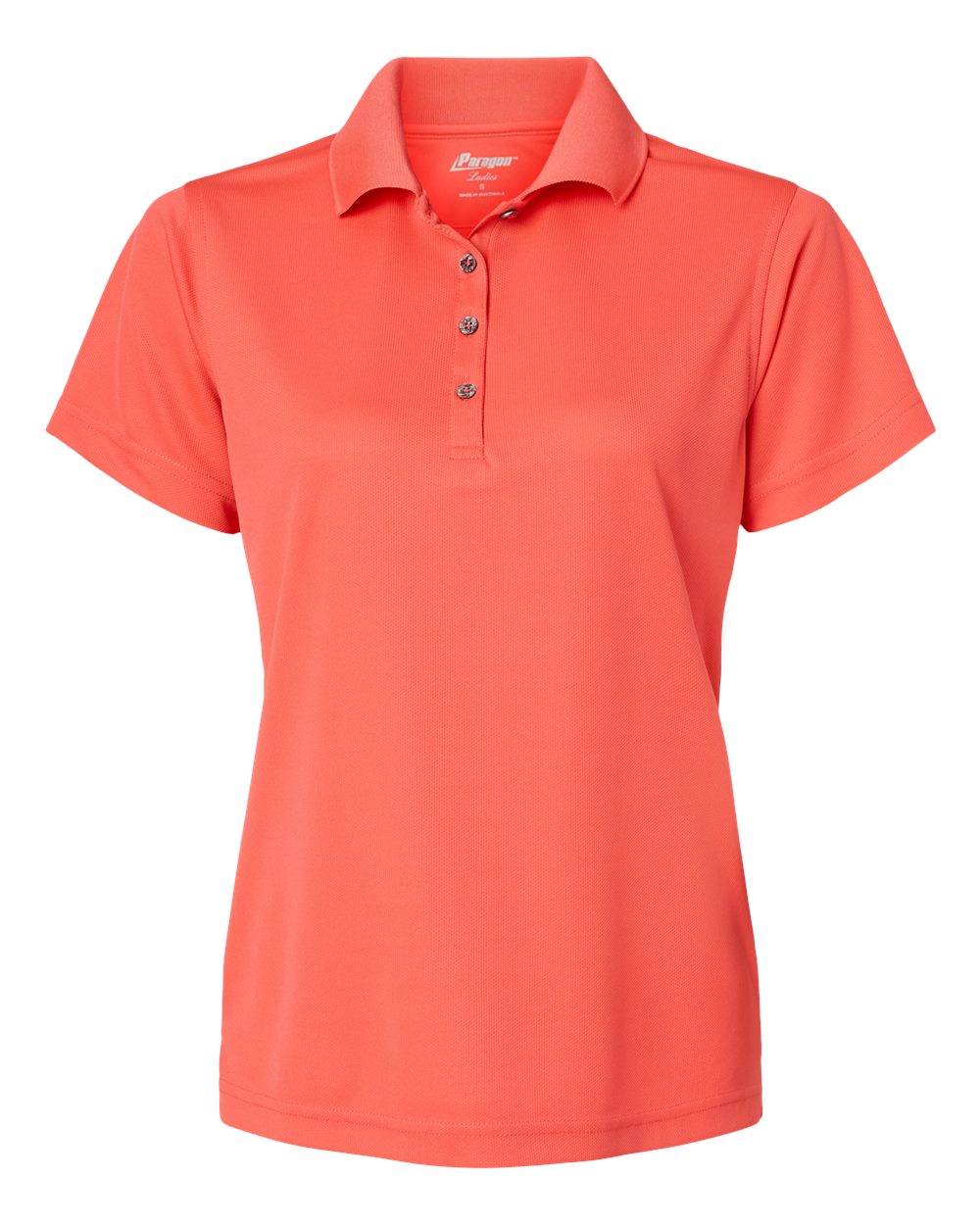 Women's Saratoga Performance Mini Mesh Polo - Front - B11271082 - Melon