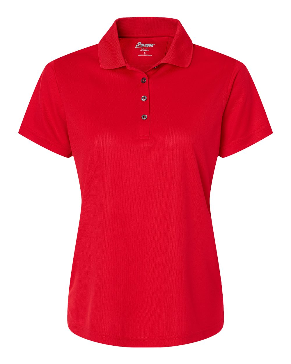 Women's Saratoga Performance Mini Mesh Polo - Front - B11271132 - Red