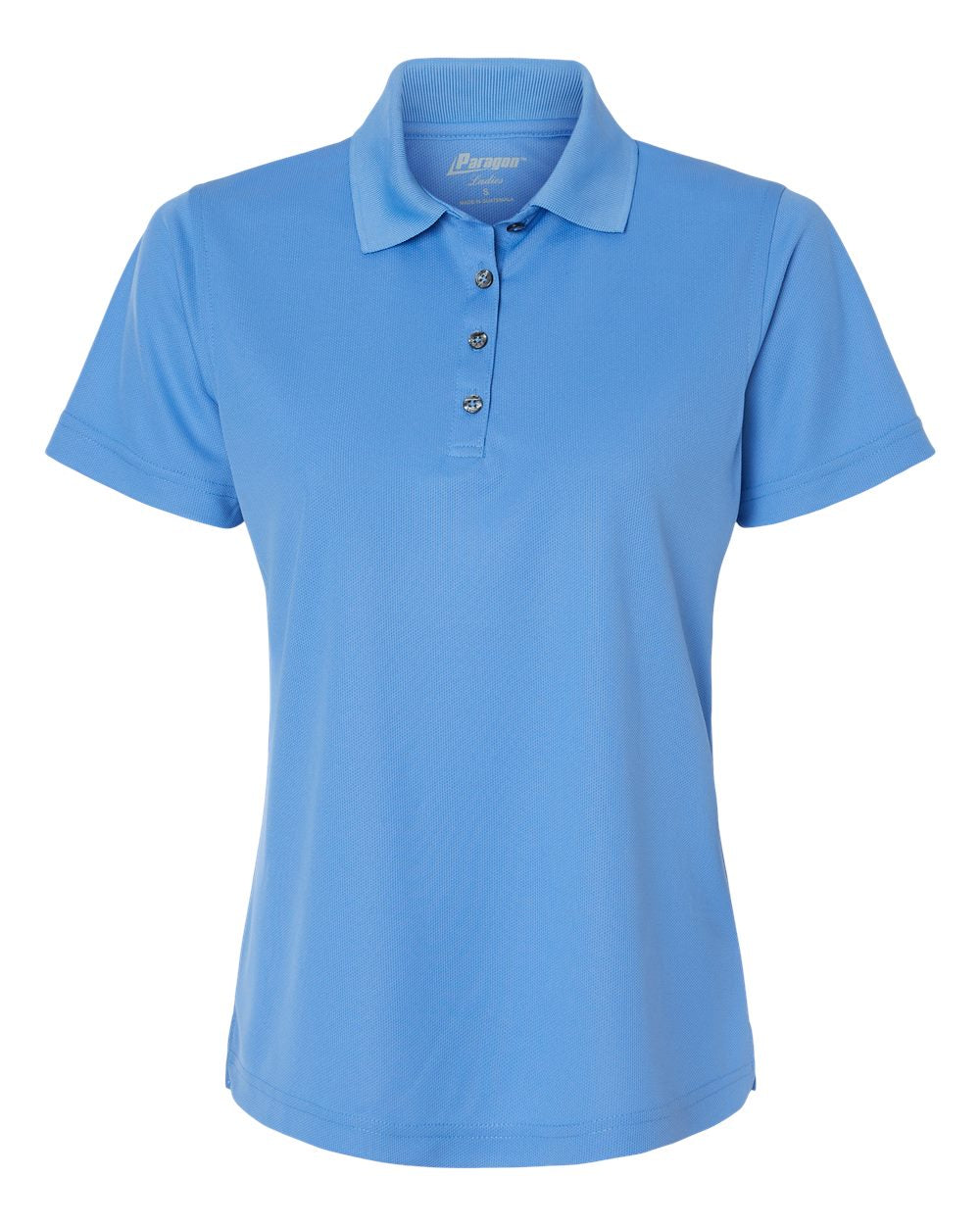 Women's Saratoga Performance Mini Mesh Polo - Front - B11271252 - Bimini Blue