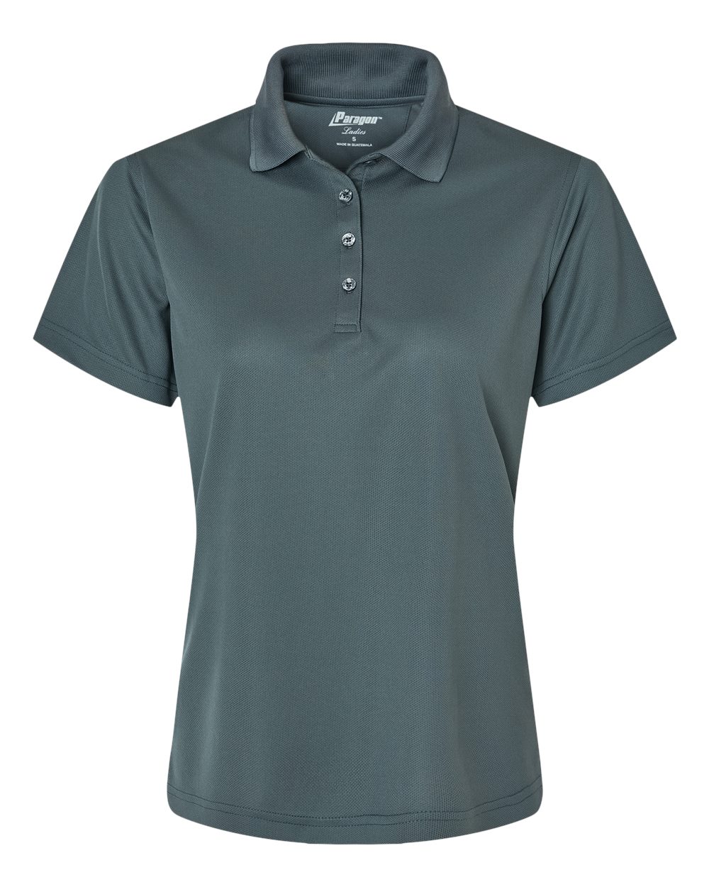 Women's Saratoga Performance Mini Mesh Polo - Front - B11271582 - Carbon