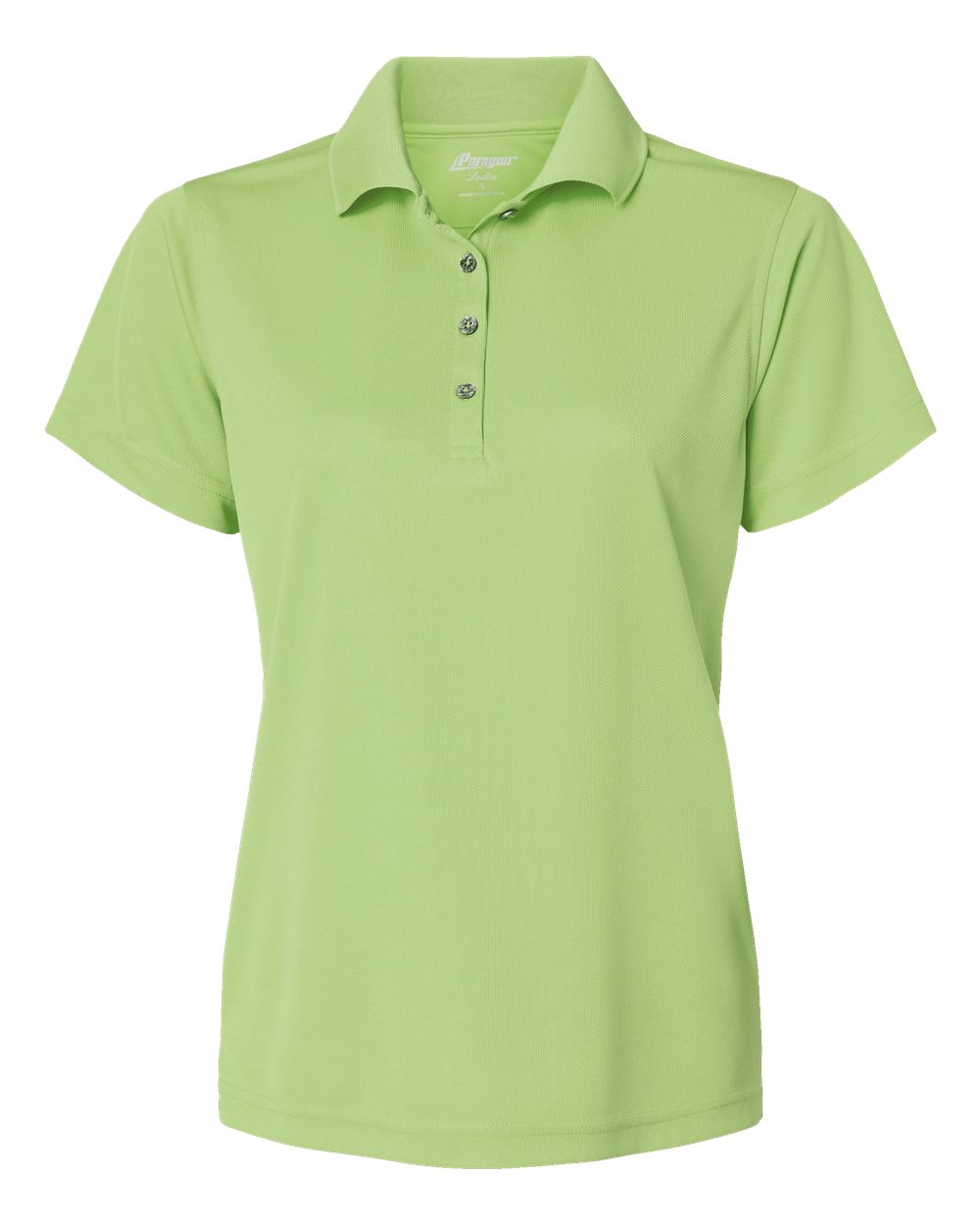 Women's Saratoga Performance Mini Mesh Polo - Front - B11271622 - Kiwi