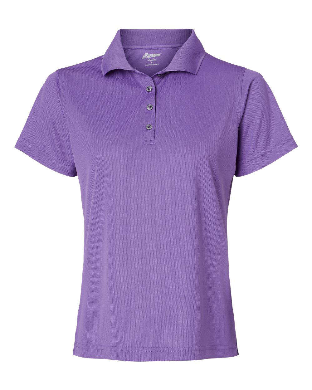 Women's Saratoga Performance Mini Mesh Polo - Front - B11271672 - Grape