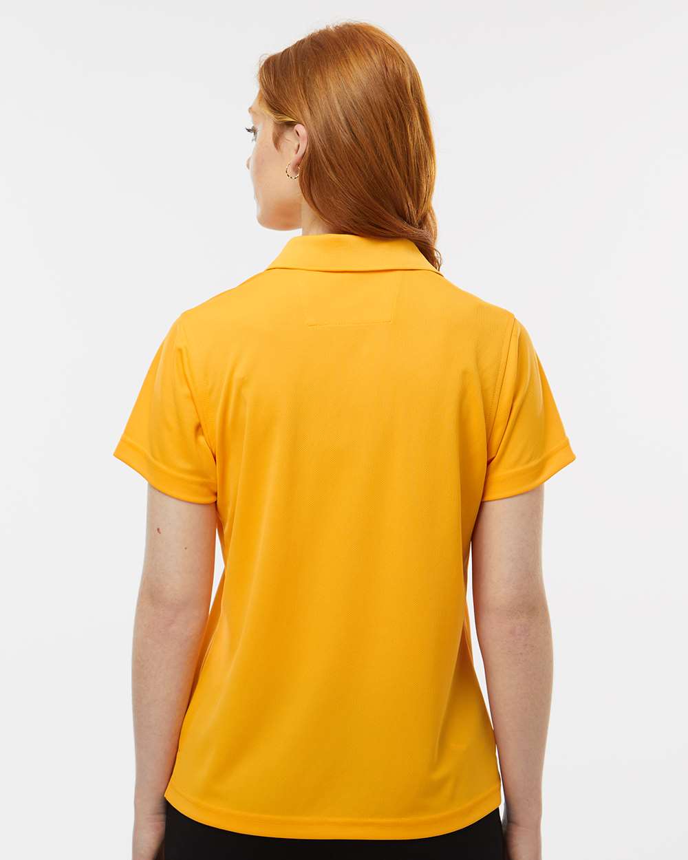 Women's Saratoga Performance Mini Mesh Polo - OnModelBack - B11271122 - Gold