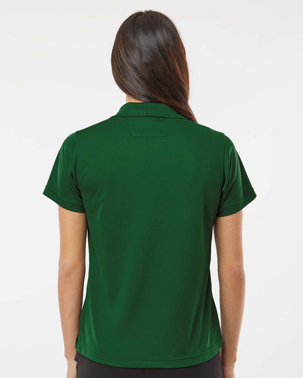Women's Saratoga Performance Mini Mesh Polo - OnModelBack - B11271542 - Hunter Green