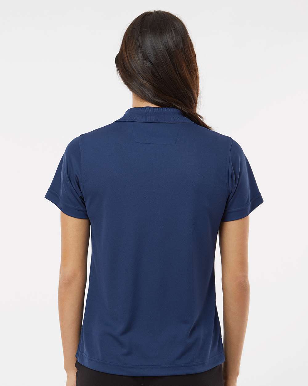 Women's Saratoga Performance Mini Mesh Polo - OnModelBack - B11271652 - Navy