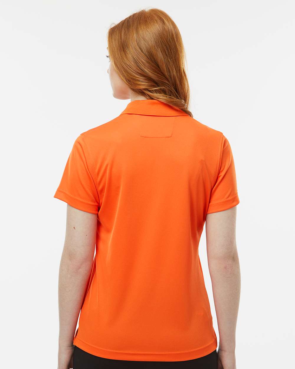 Women's Saratoga Performance Mini Mesh Polo - OnModelBack - B11271662 - Orange