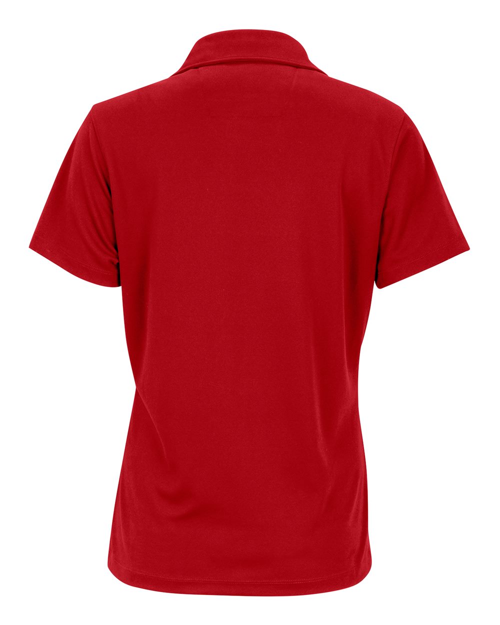 Women's Memphis Sueded Polo - Back - B11871702 - Red