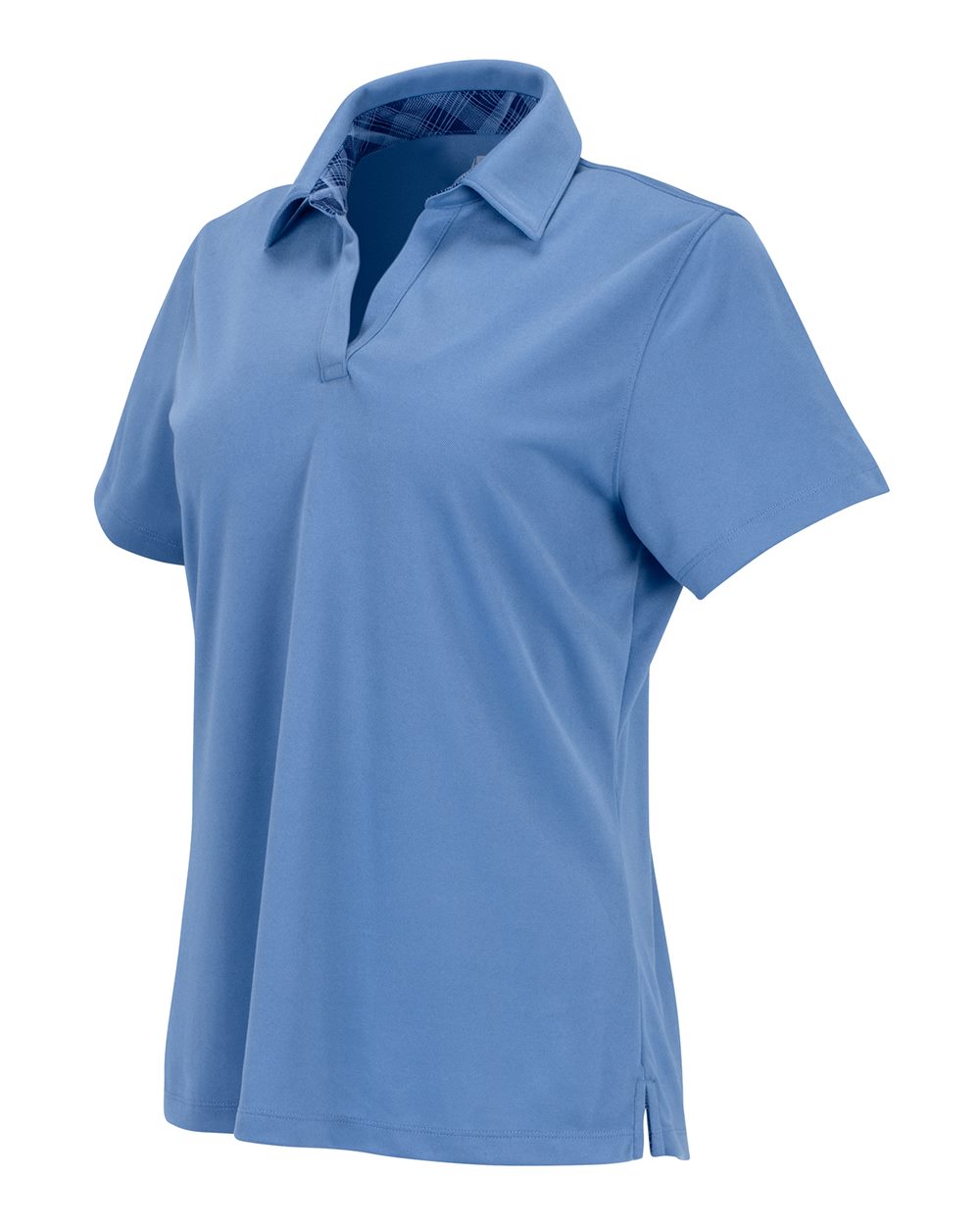 Women's Memphis Sueded Polo - Side - B11871252 - Light Blue
