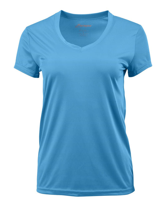 Women's Vera V-Neck T-Shirt - Front - B12171252 - Bimini Blue