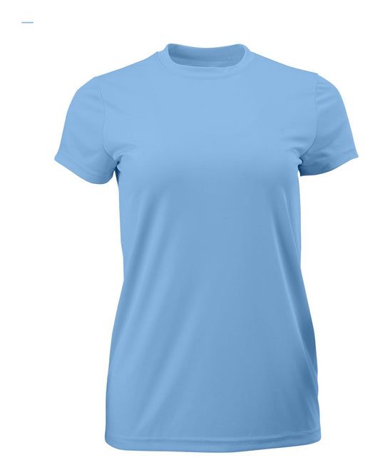 Women's Islander Performance T-Shirt - Front - B12271252 - Bimini Blue