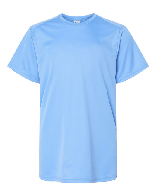 Youth Islander Performance T-Shirt - Front - B12371253 - Bimini Blue