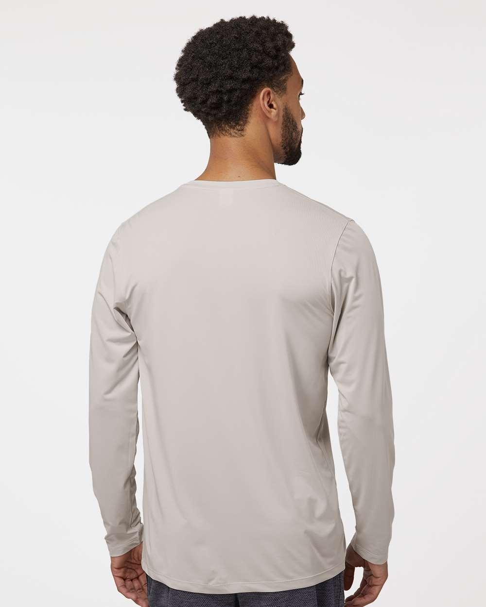 Unisex Aruba Extreme Performance Long Sleeve T-Shirt - OnModelBack - B12871242 - Sand