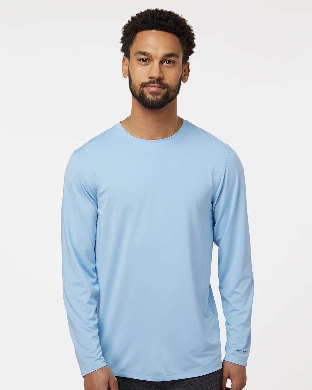 Unisex Aruba Extreme Performance Long Sleeve T-Shirt - OnModelFront - B12871252 - Blue Mist