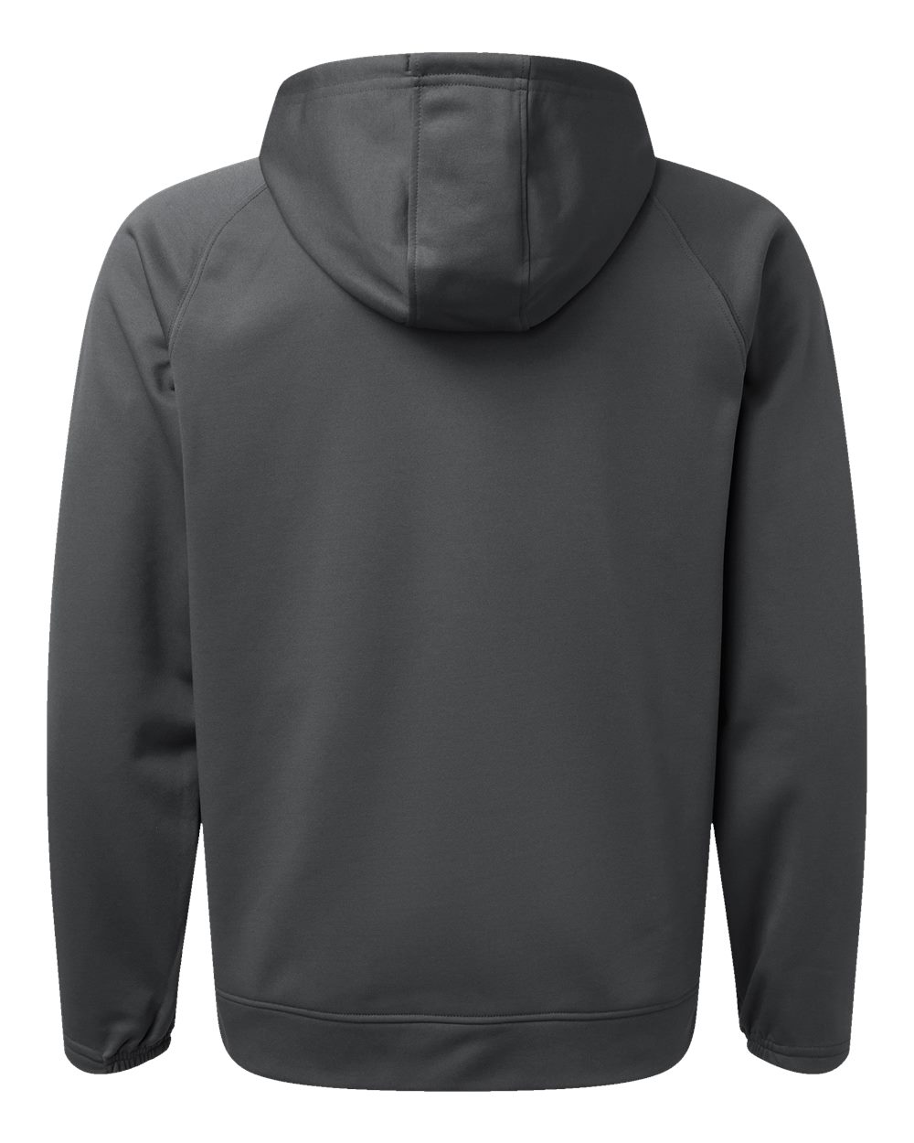 Unisex Vail Performance Fleece Hooded Sweatshirt - Back - B14971582 - Graphite