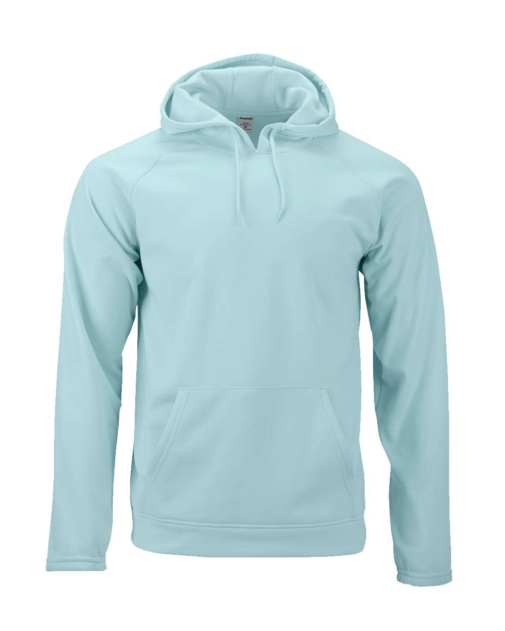 Unisex Vail Performance Fleece Hooded Sweatshirt - Front - B14971172 - Aqua Blue