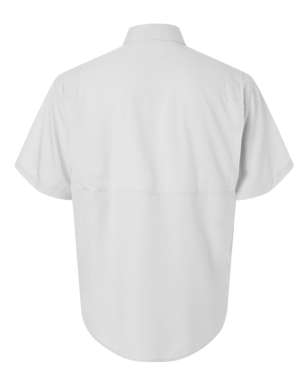 Men's Hatteras Performance Short Sleeve Fishing Shirt - Back - B15771093 - Aluminum