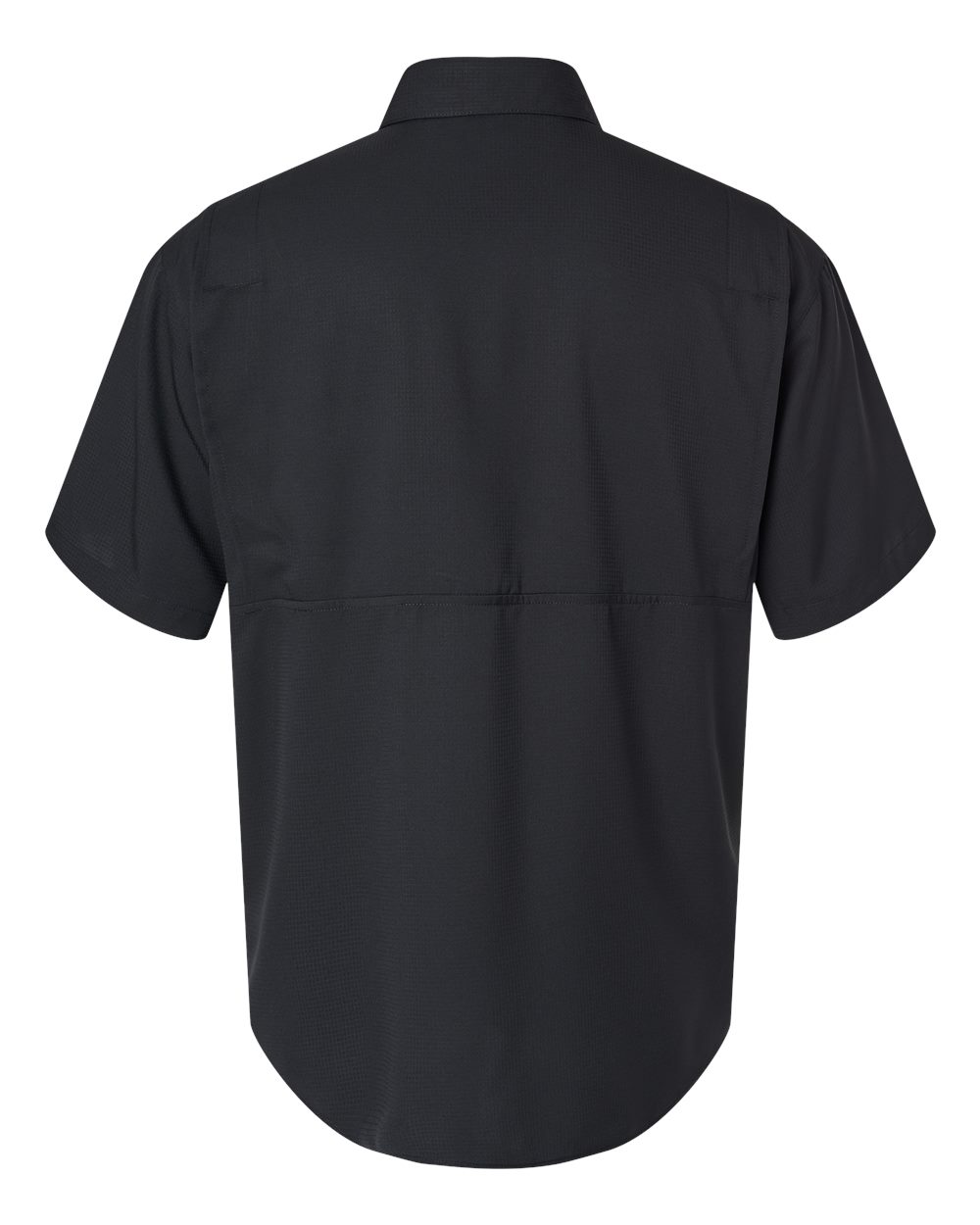 Men's Hatteras Performance Short Sleeve Fishing Shirt - Back - B15771503 - Black