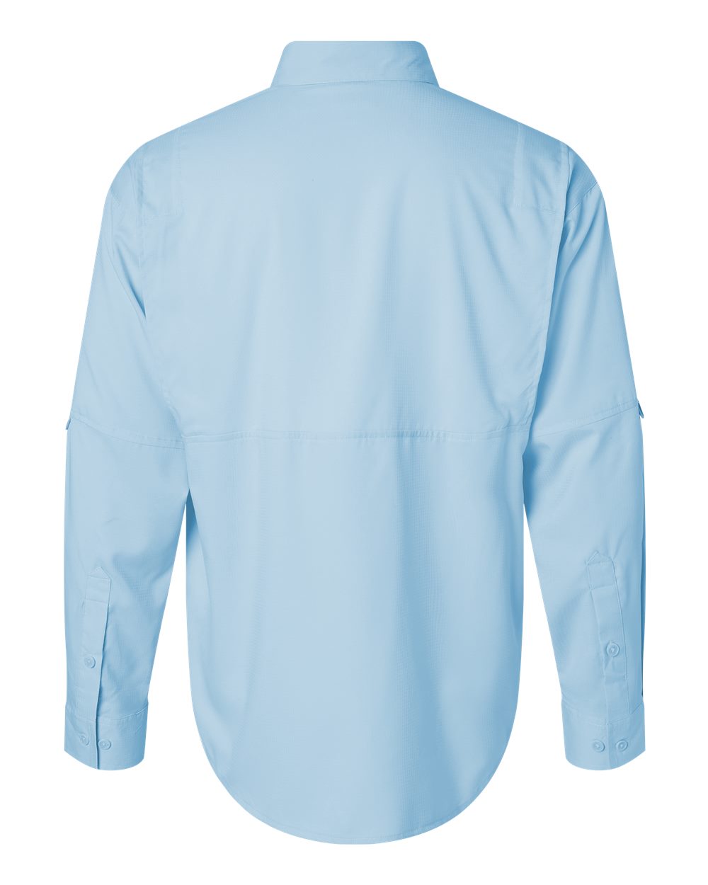Men's Kitty Hawk Performance Fishing Shirt - Back - B15871253 - Blue Mist