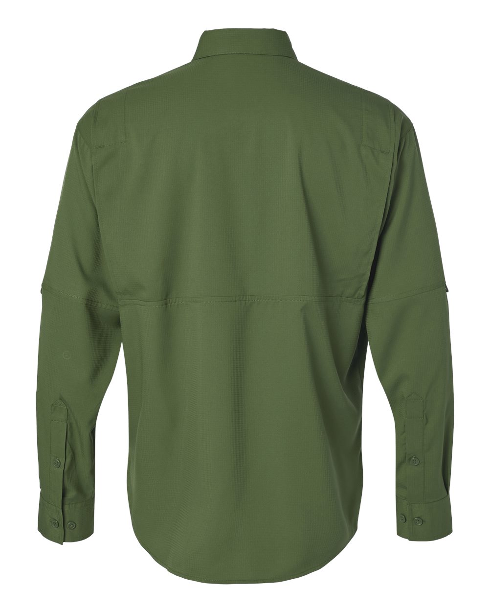 Men's Kitty Hawk Performance Fishing Shirt - Back - B15871543 - Olive Green