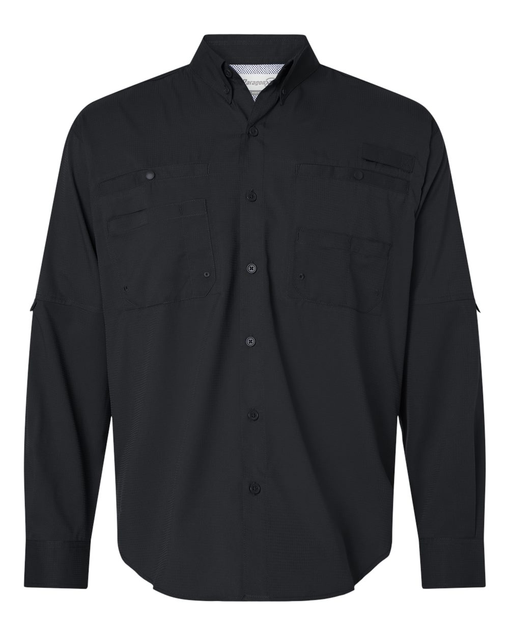 Men's Kitty Hawk Performance Fishing Shirt - Front - B15871503 - Black
