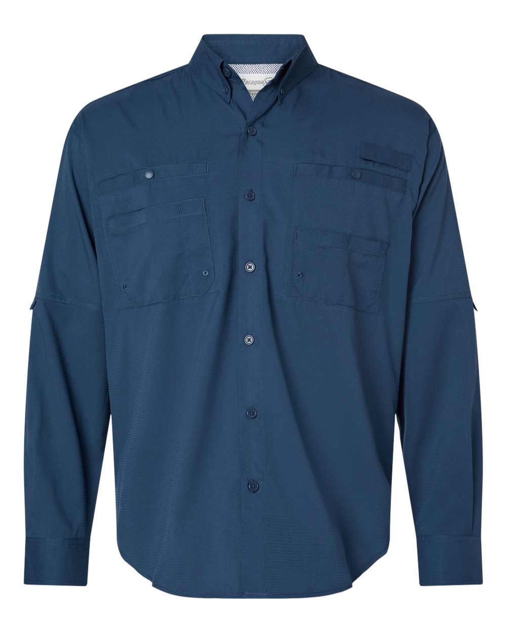 Men's Kitty Hawk Performance Fishing Shirt - Front - B15871653 - Navy